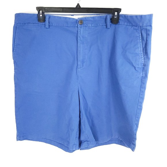 Old Navy Shorts Mens 44 Tall Ultra Slim Built In Flex Blue Flat Front Distressed - Picture 1 of 15